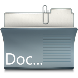 Folder Doc Icon 256x256 png